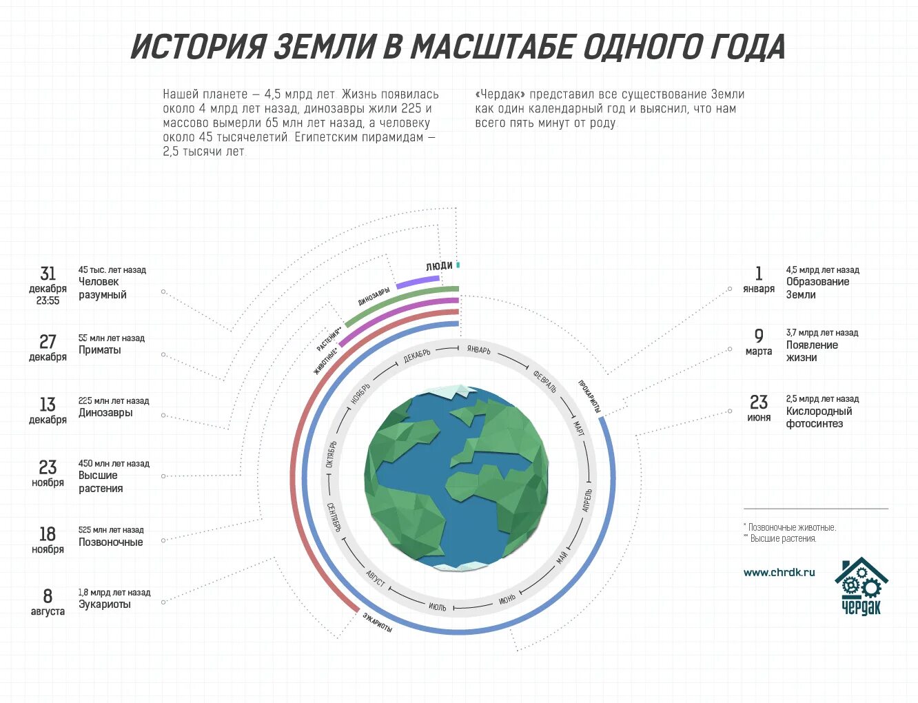 Сколько всего населенных пунктов на планете земля. История земли. История развития земли. Эволюция земли в один год. Схема истории развития земли.