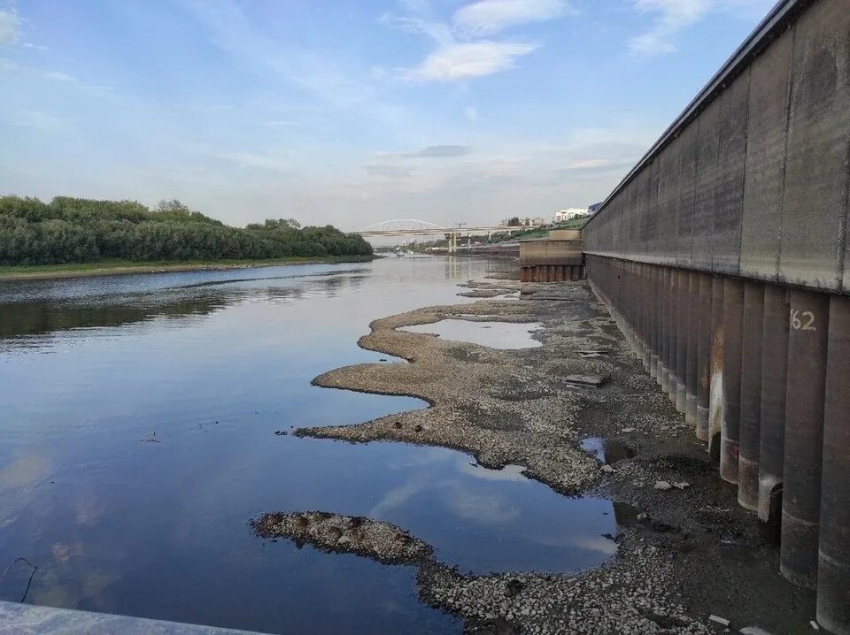 Вода в реке тура