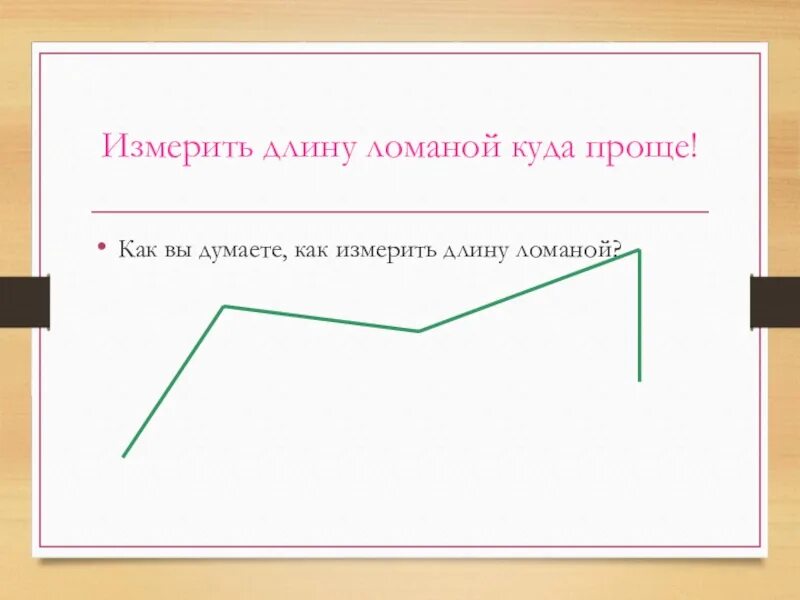 Длина это в математике 2 класс. Ломаная линия 2 класс математика. Длина ломаной. Как измерить ломаную. Измерение длины ломаной.