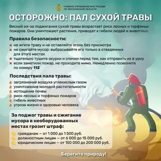Штраф за поджог травы