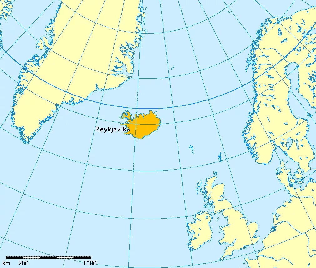 Рейкьявик параллель на карте. Исландия на карте. Исландия расположение.