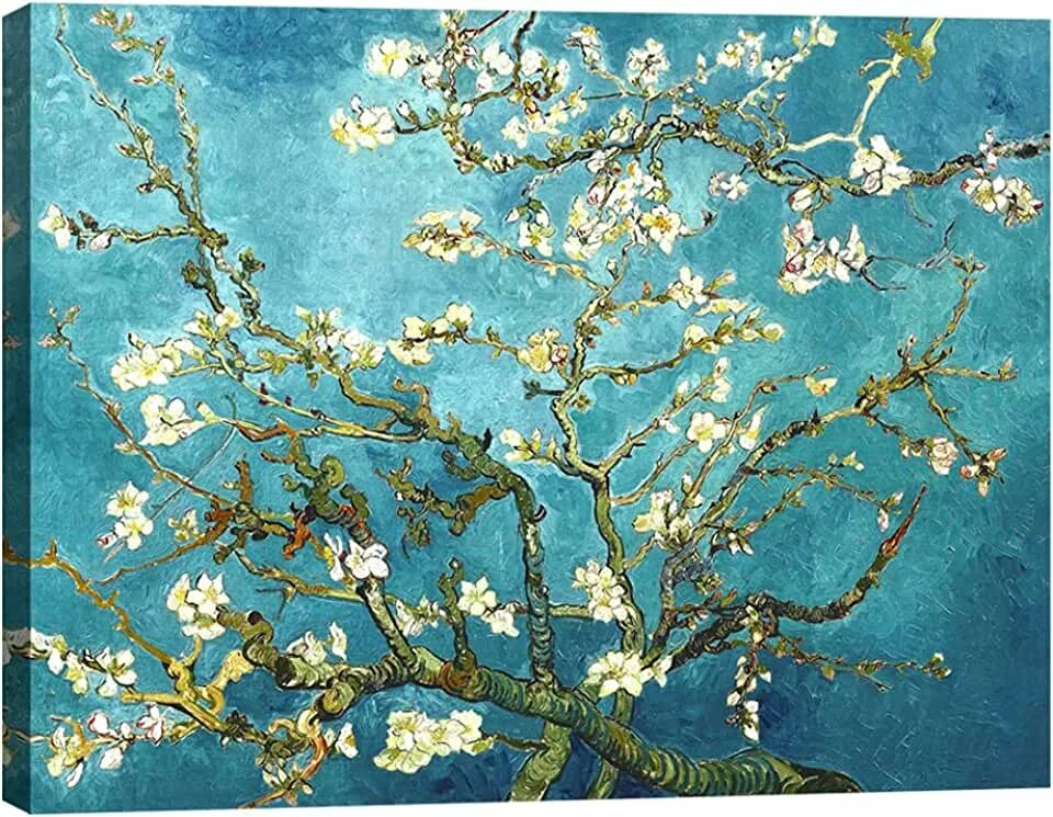 Almond blossom. Almond Blossom Винсент Ван Гог. Ван Гог (ветка миндаля). Ван Гог Цветущий миндаль картина. Винсент Ван Гог цветущие ветки миндаля оригинал.