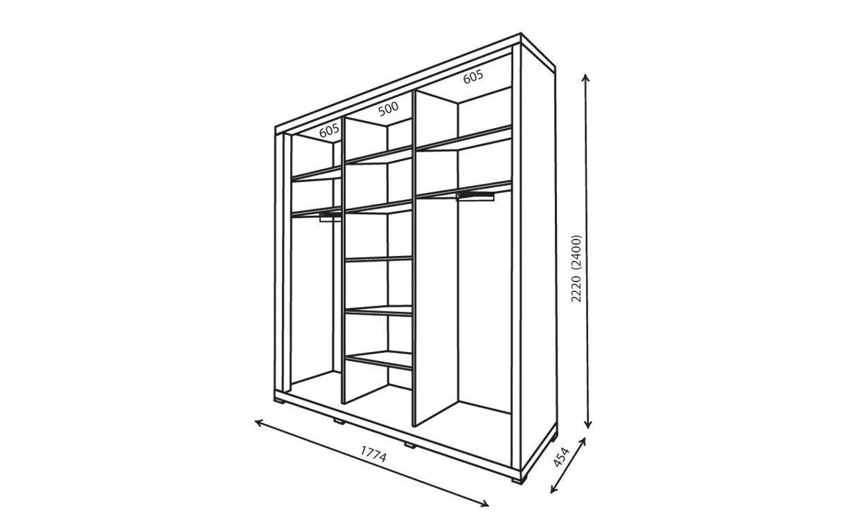 Вариант 1800. Шкаф 2х СТВ на 2м купе чертеж. Чертеж шкаф купе 2700мм. Шкаф 1700х2400х600 схема. Чертеж шкаф купе ширина 2400.
