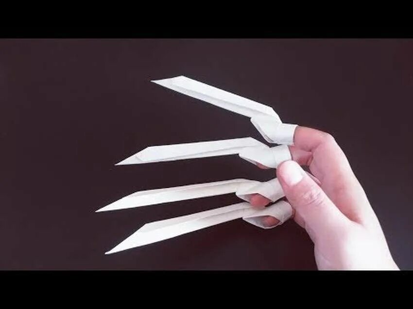 Ножи из а4