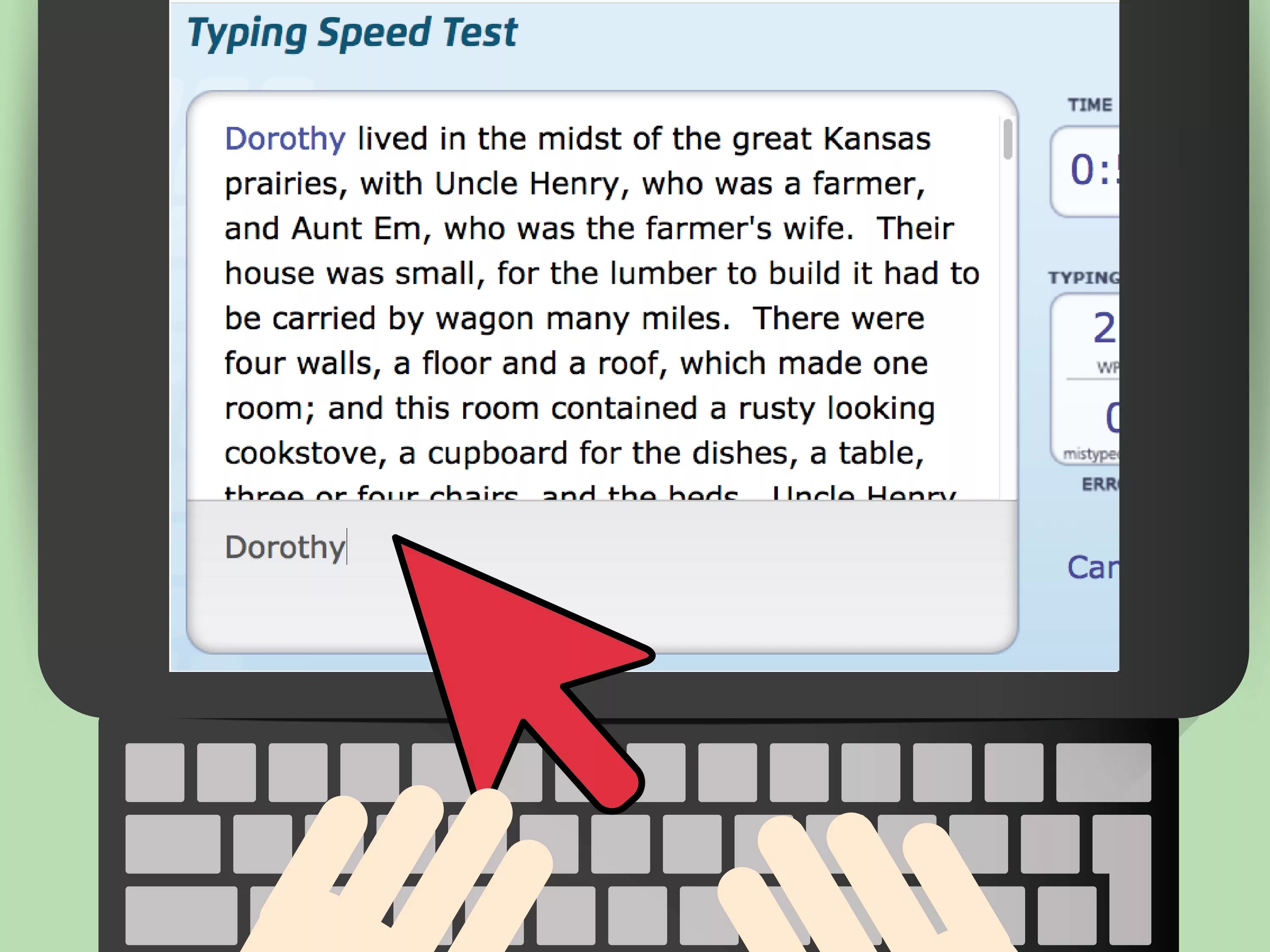 Start typing text. Typing speed. typing speed test. стили для текста набор.