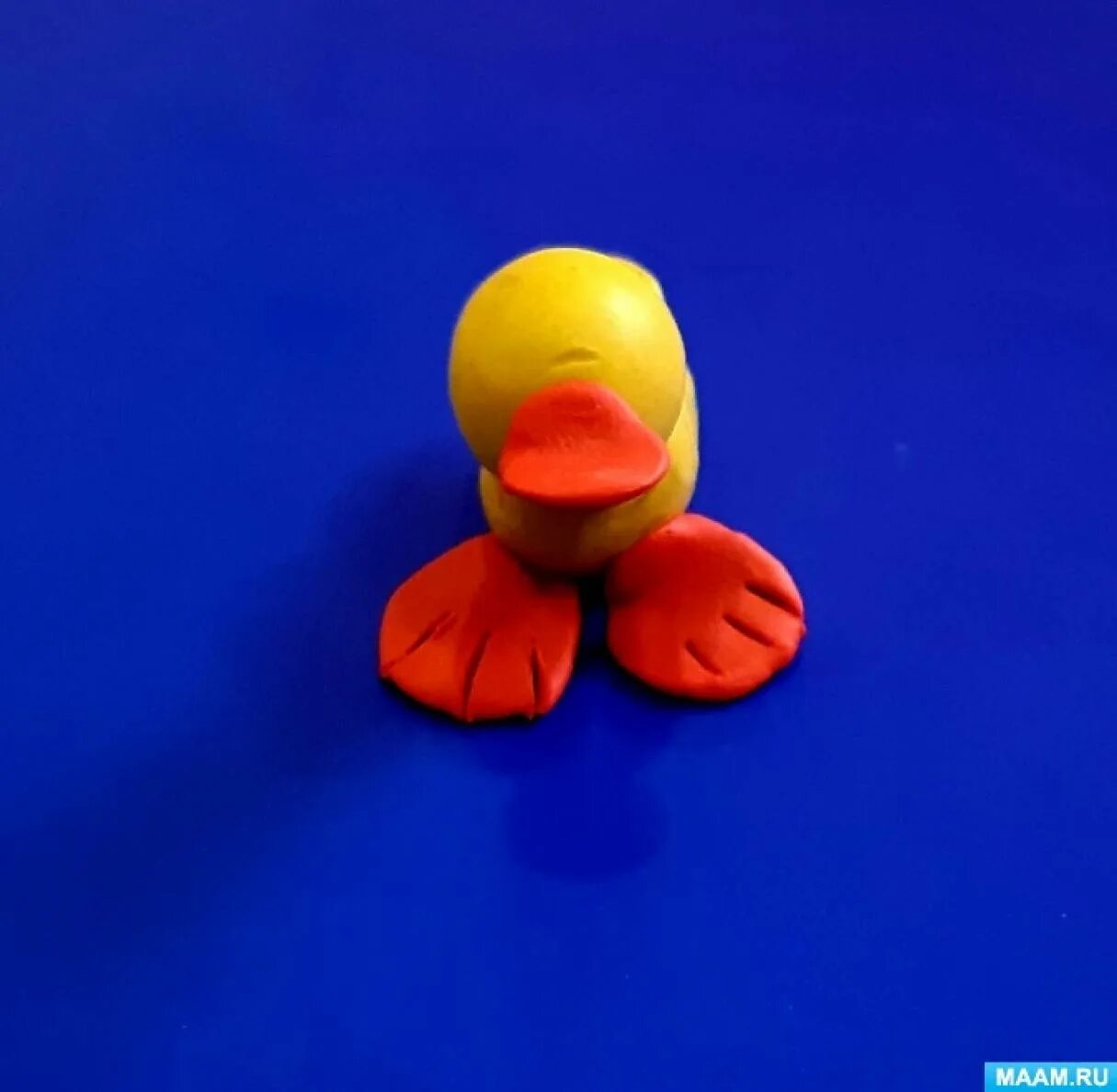 Утка из пластилина