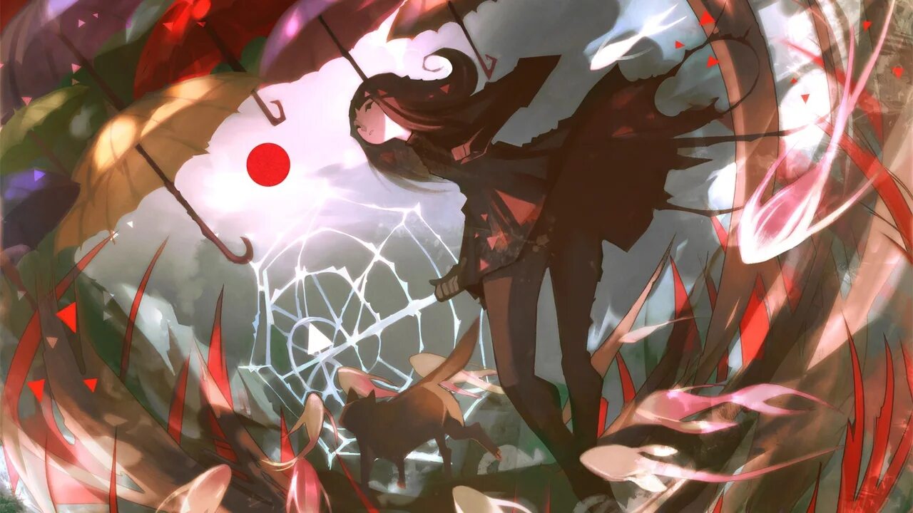 Аниме девушка с каре. Девушка космос арт. Аниме. Nanomortis imperial. Аниме обои.