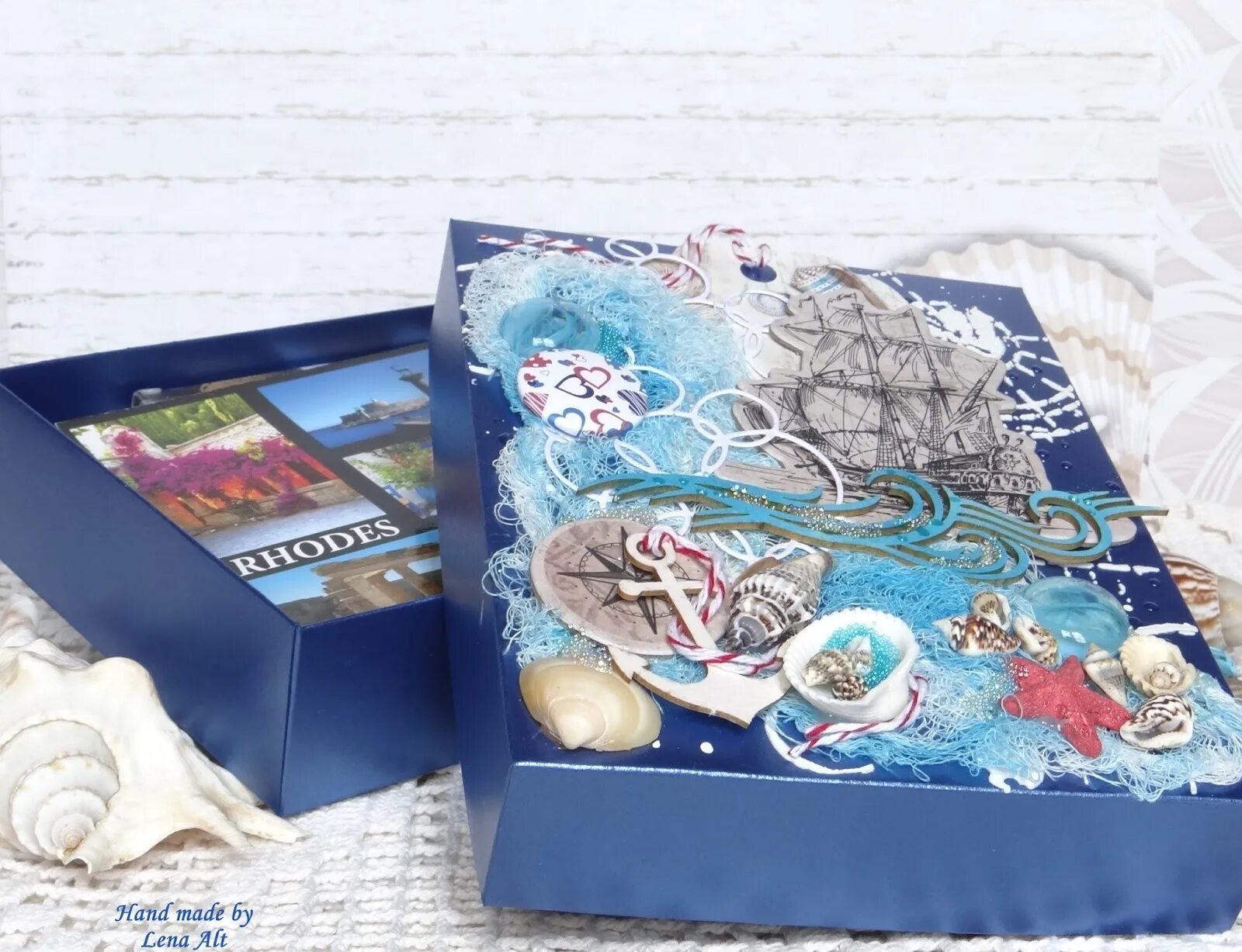 Подарочный бокс в морском стиле. Морские коробочки. Морские коробочки. Морские коробочки. Коробка в морском стиле.