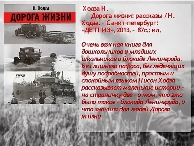 Дорога жизни автор