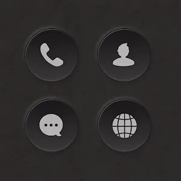 Dark buttons. Dark buttons
