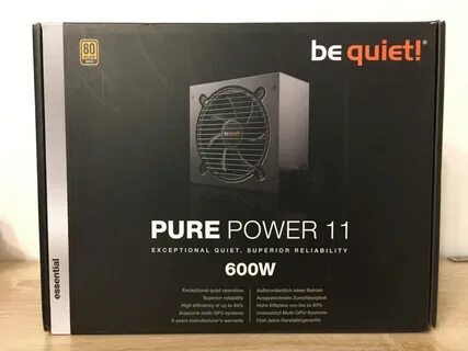 Be quiet 600w power