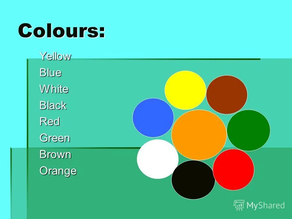 I can be yellow. I can be yellow