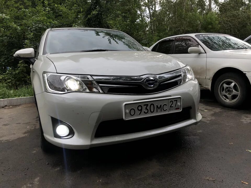 Туманки Тойота Филдер. Toyota Corolla Fielder 2010 противотуманки. Туманки Тойота Филдер 161 кузов. Туманки Тойота Филдер 2016.