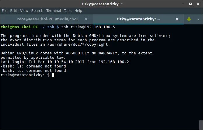 Ssh command not found. Ssh command not found