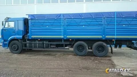 Камаз 65117 зерновоз с прицепом