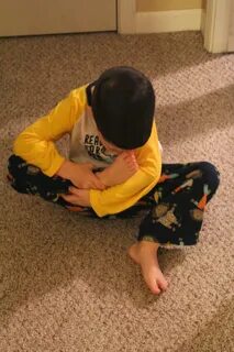 Foot boy licking