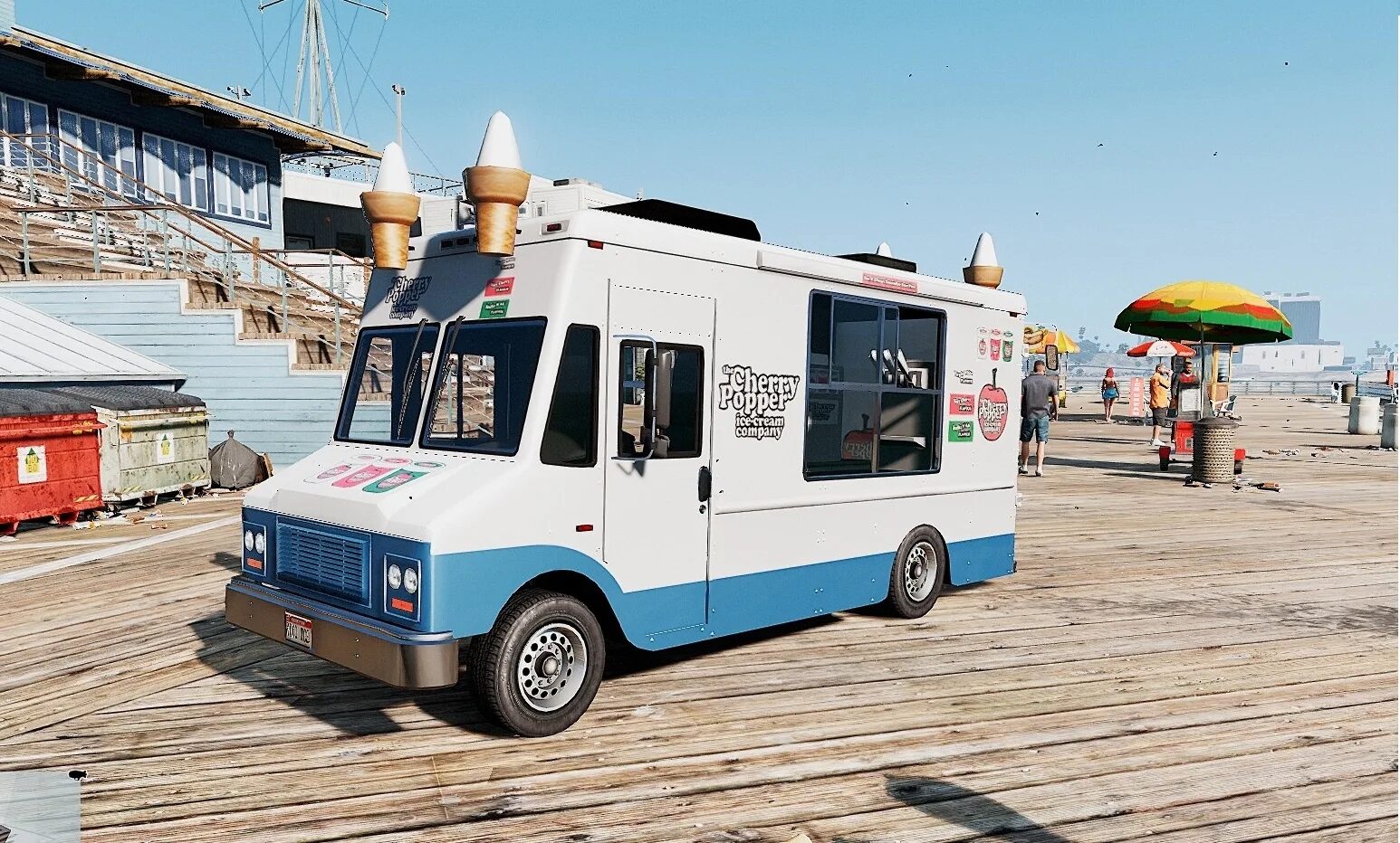 Мороженщик 8 версия. Мороженщик 5 мод. GTA Ice Cream. Ice Cream van GTA. GTA 5 Cherry Popper Ice-Cream.