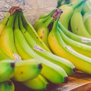 Vintage green banana