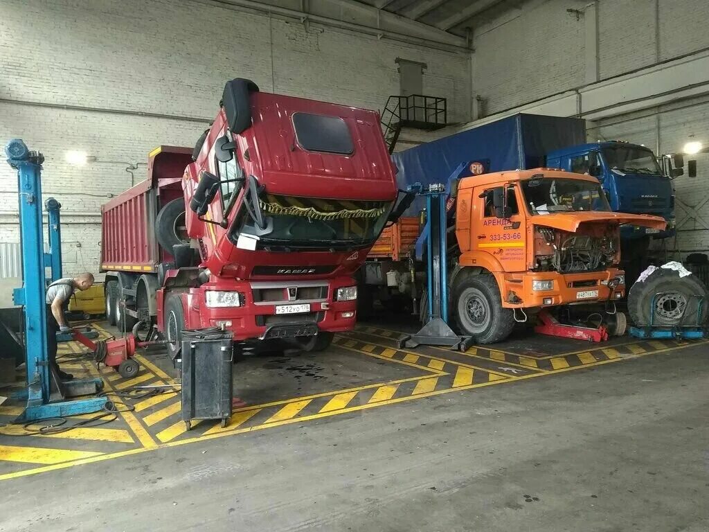 ремонтная база спецтехники.