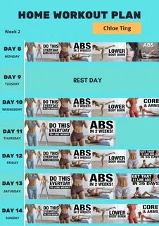 Chloe ting standing abs