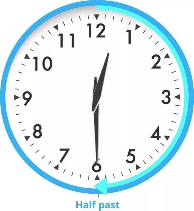 Циферблат 13:30. Half past. Half past Twelve. Half past 10. It s half one