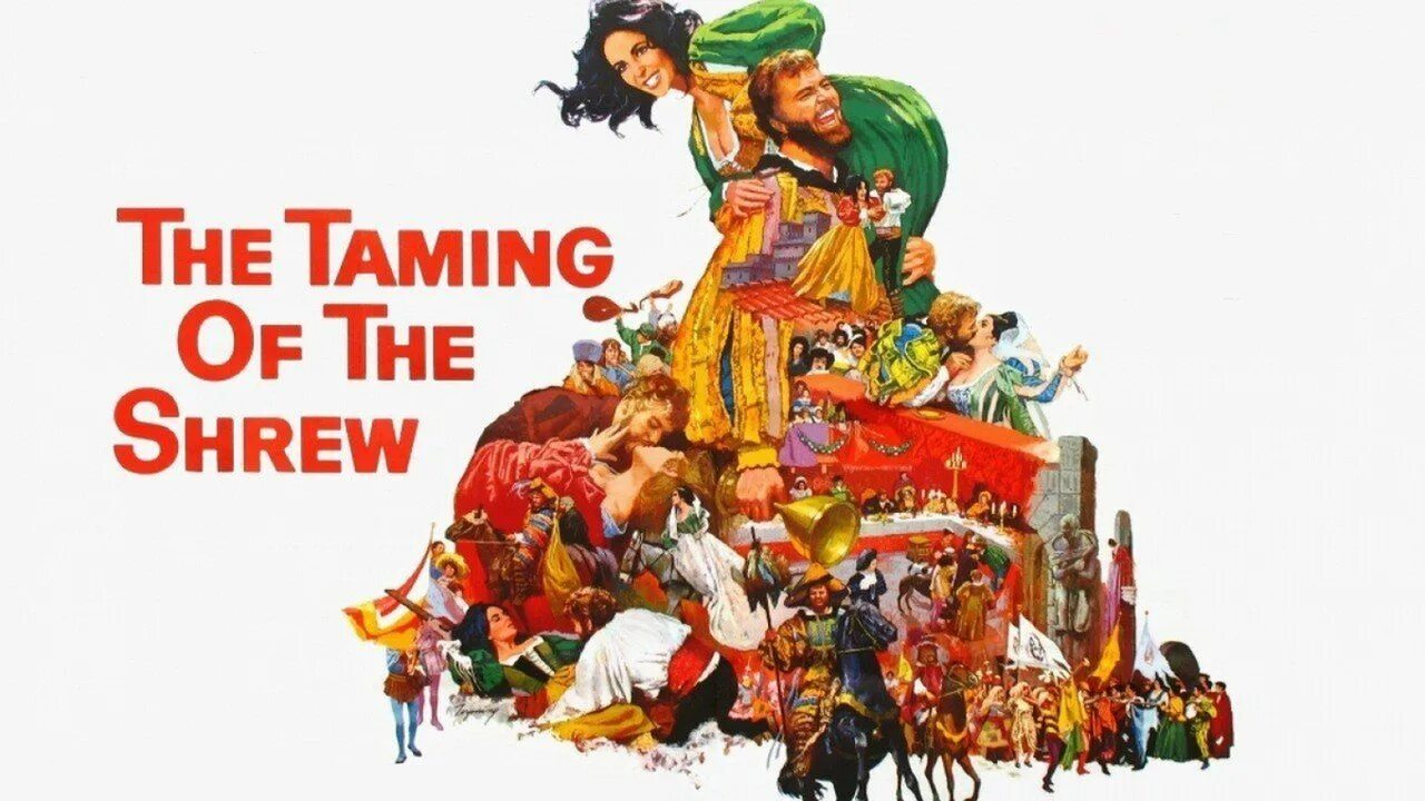 The Taming of the Shrew, 1967 watch. The Taming of the Shrew poster. The Taming of the Shrew book. The taming of the shrew