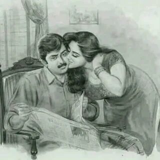 Жена рисует