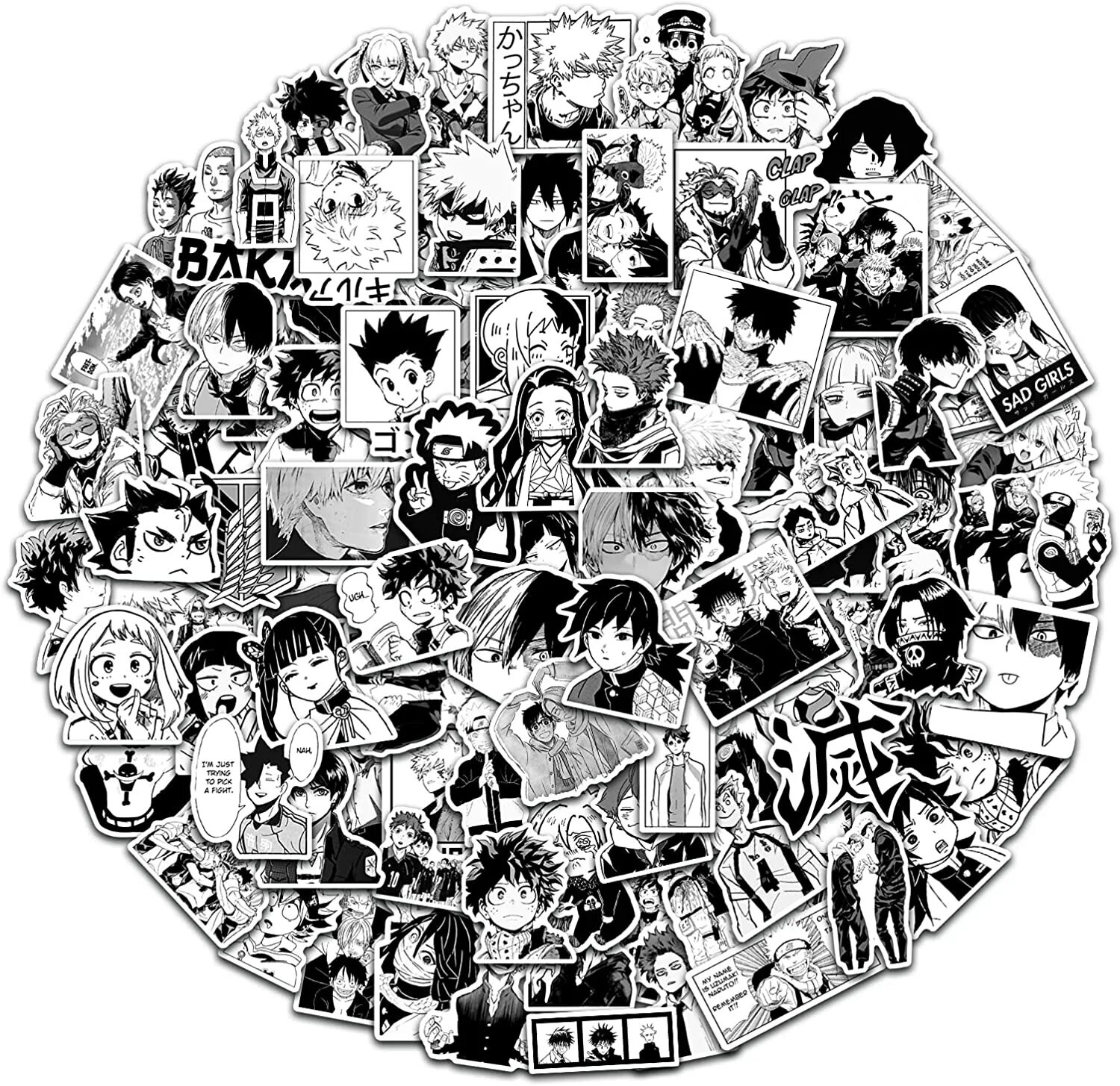 Manga stickers telegram