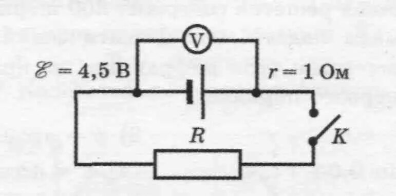 Вольтметр с большим внутренним сопротивлением. Вольтметра с отдельным добавочным сопротивлением. Включение вольтметра с отдельным добавочным сопротивлением. – Схема включения вольтметра с отдельным добавочным сопротивлением. Почему показания вольтметра при замкнутом ключе различны
