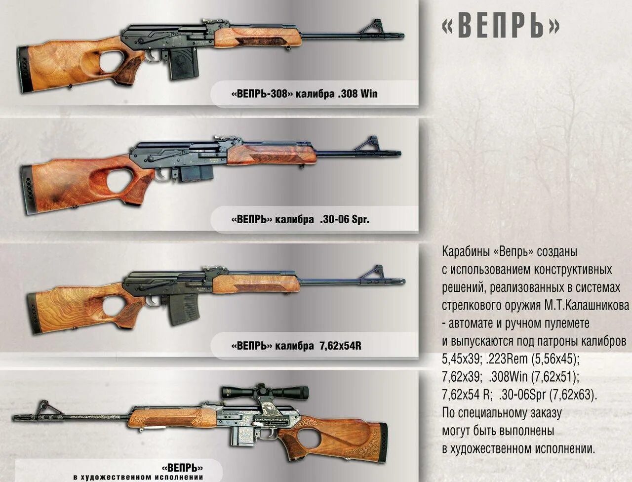 Вепрь 308 характеристики