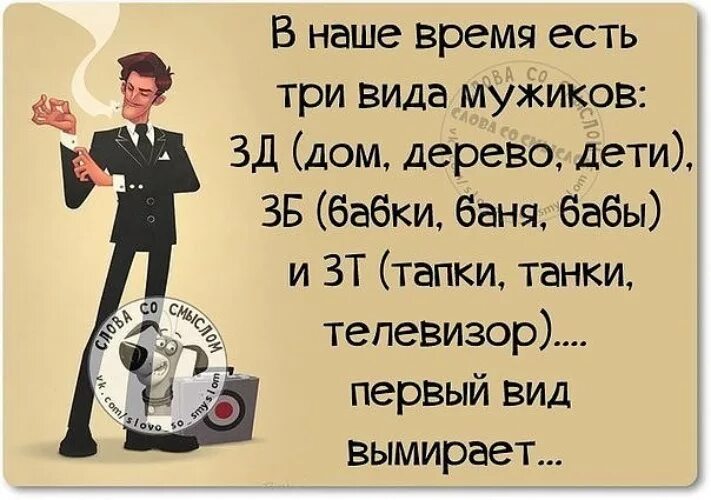 Шутки про мужчин. Анекдоты про мужчин. Мужчины бывают трех видов. Муж на три буквы