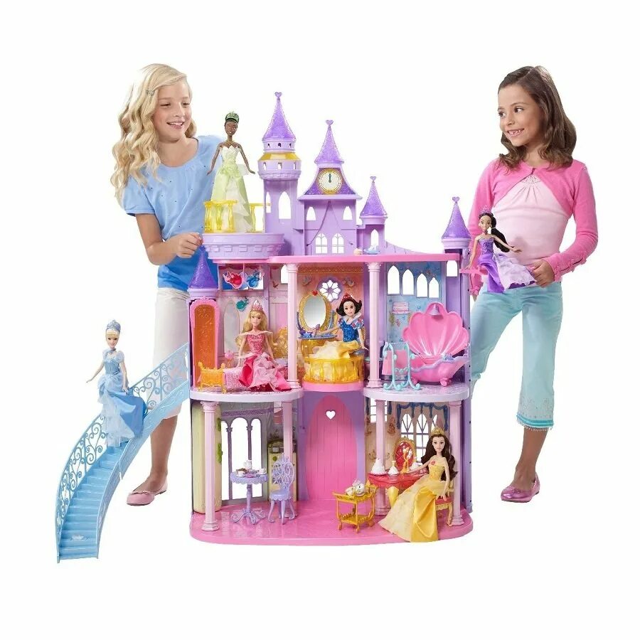 Набор большие девочки. Куклы disney princess dream castle. дом для кукол дворец принцесс disney princess. игрушка hasbro disney princess dp набор замок арт е89905. замок дисней hasbro.