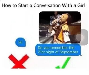 Starting conversation