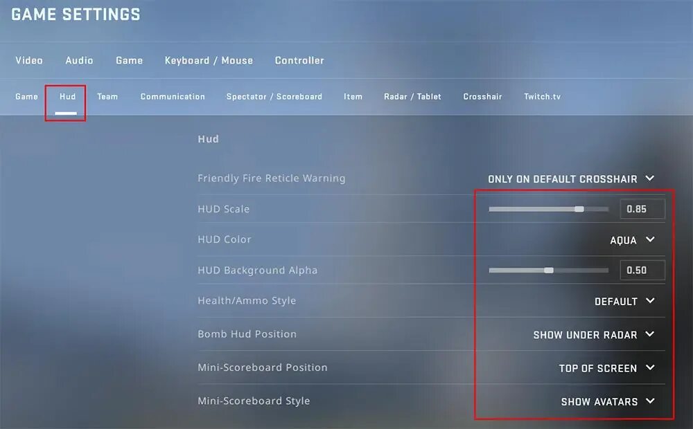 CS go settings. Settings HUD. Game settings HUD. CS go Pro settings.