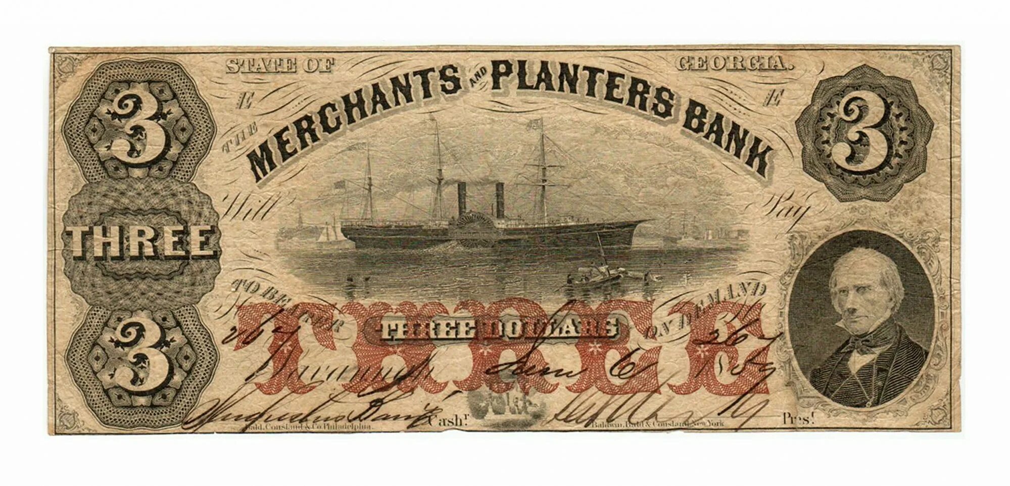 Переведи 3 доллара. 3 Доллара США. 1 Доллар 1859. 3 Доллара Merchants and Planters Bank. 1 Доллар США 1852.