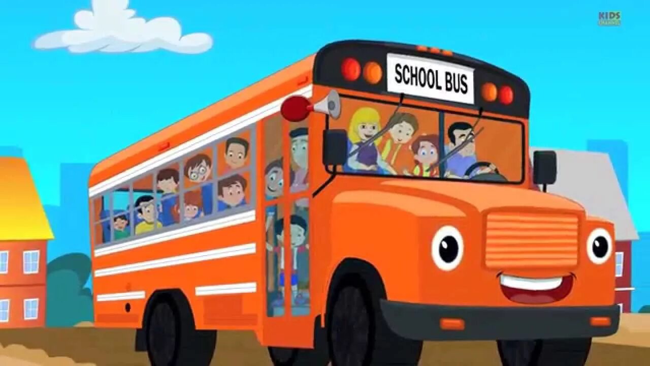The bus the end. Wheels on the Bus Kids channel. The Wheels on the Bus go Round and Round. Автобус для Wheels on the Bus go. Веселый желтый автобус.