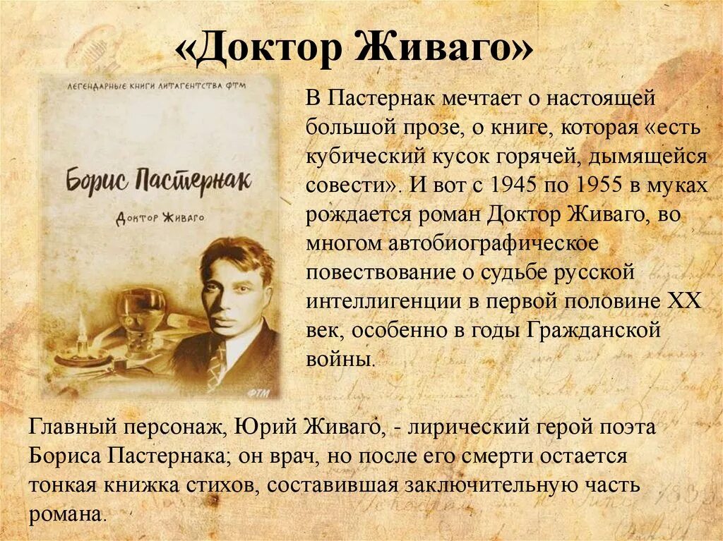 Как звали доктора живаго. Доктор Живаго 1955. Сюжет доктор Живаго Пастернак.