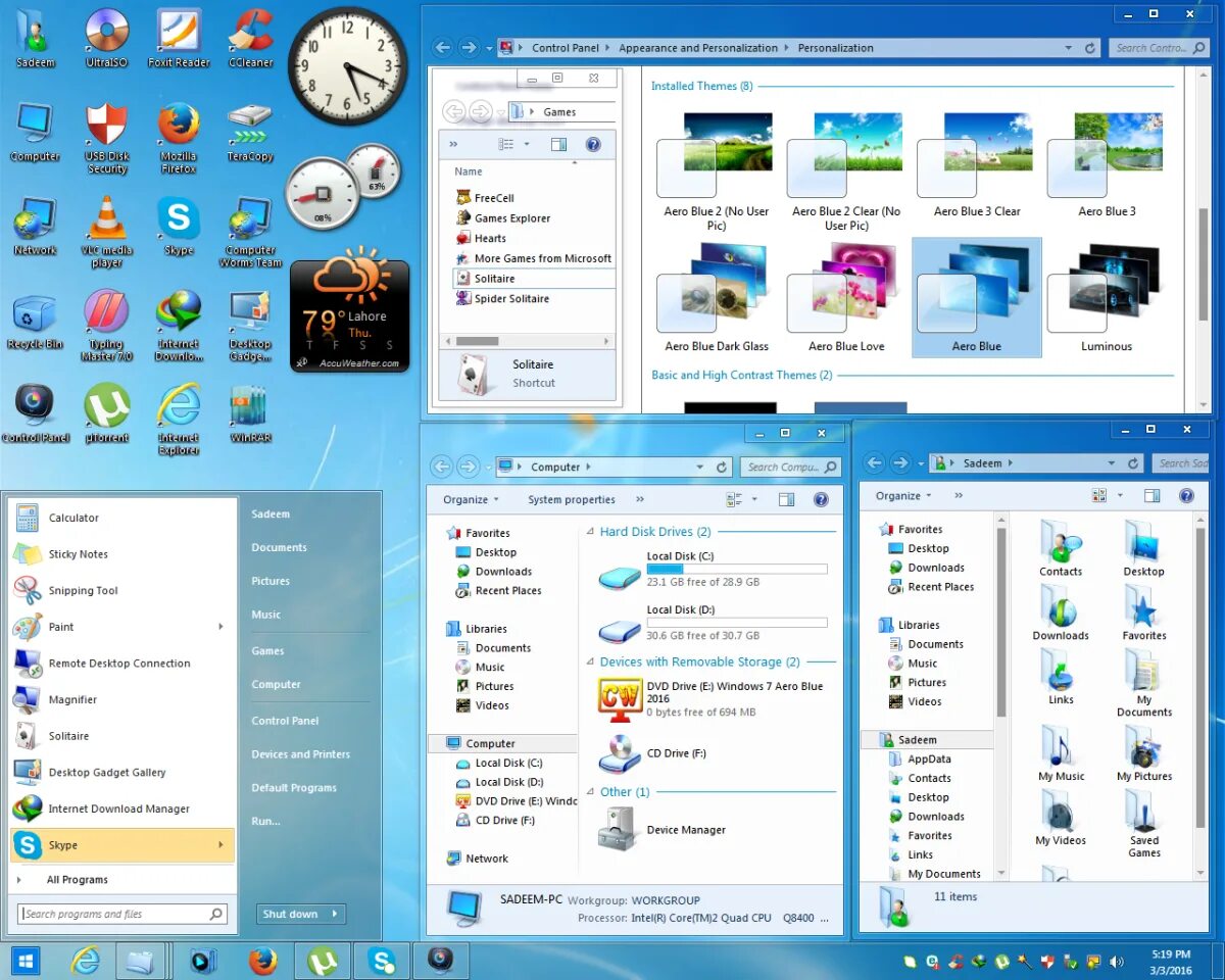 Clear users. Темы Aero для Windows 7. Windows Aero Windows 7. Windows 7 ISO. Windows 7 Lite x64.