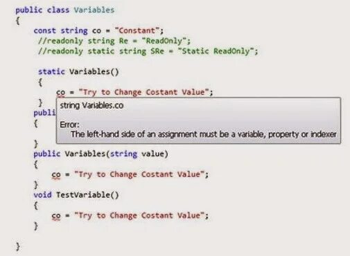 String constants c