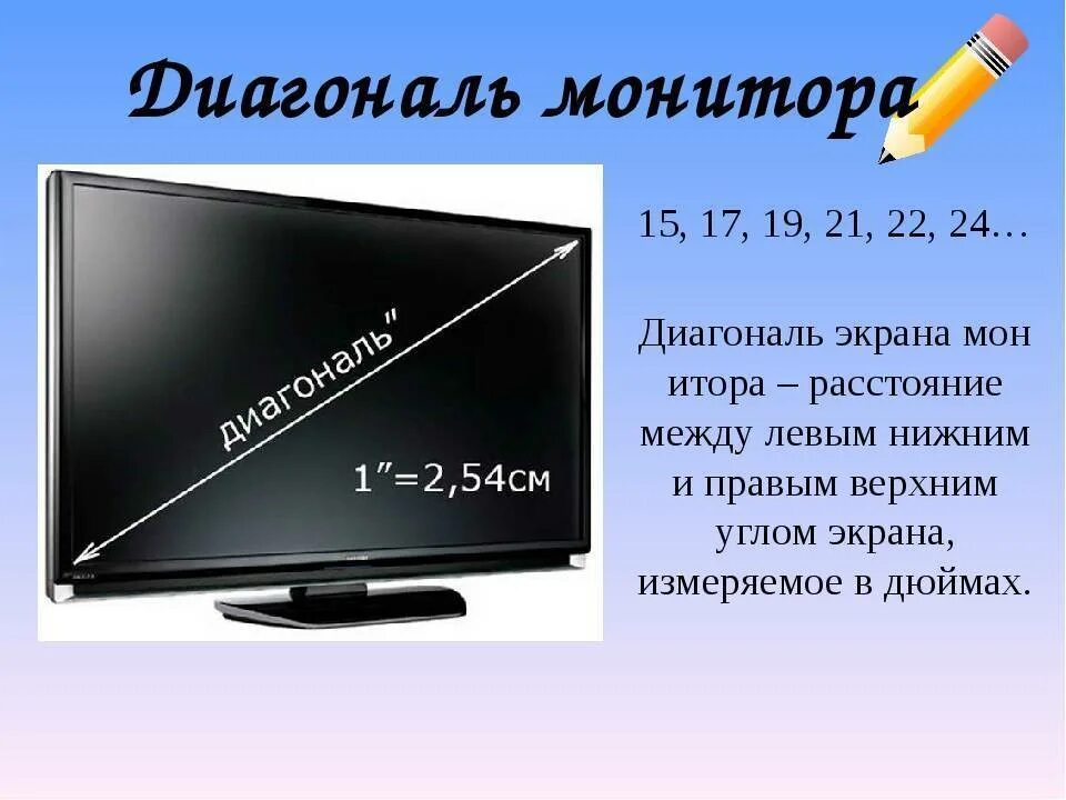 Как выяснить размер монитора. Диагональ монитора. Диагональ телевизора. Диагональ экрана телевизора