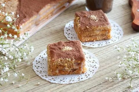 Из галетного печенья без выпечки