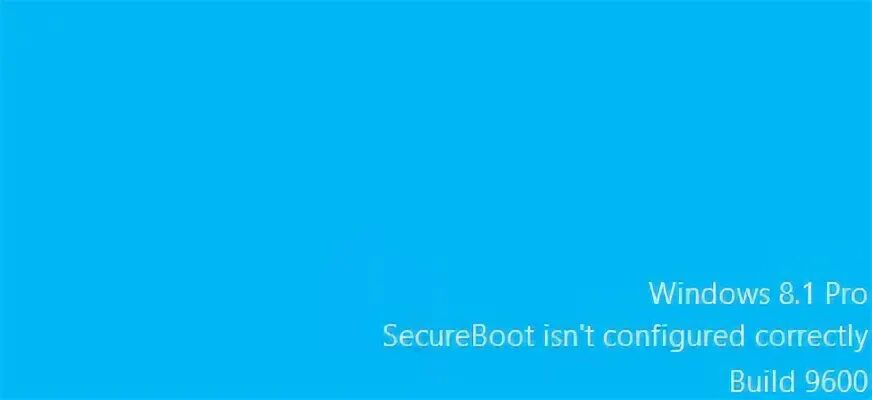 Secureboot. Secureboot