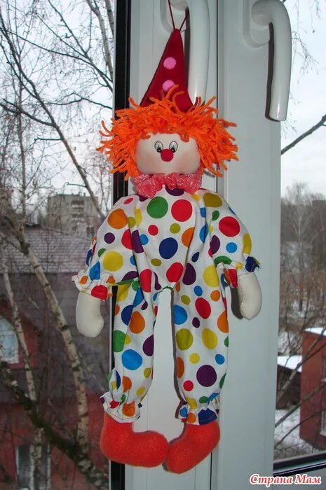 Клоун своими руками. Клоун своими руками из ткани. Текстильный клоун. Текстильные Скоморохи. Клоуны сшить