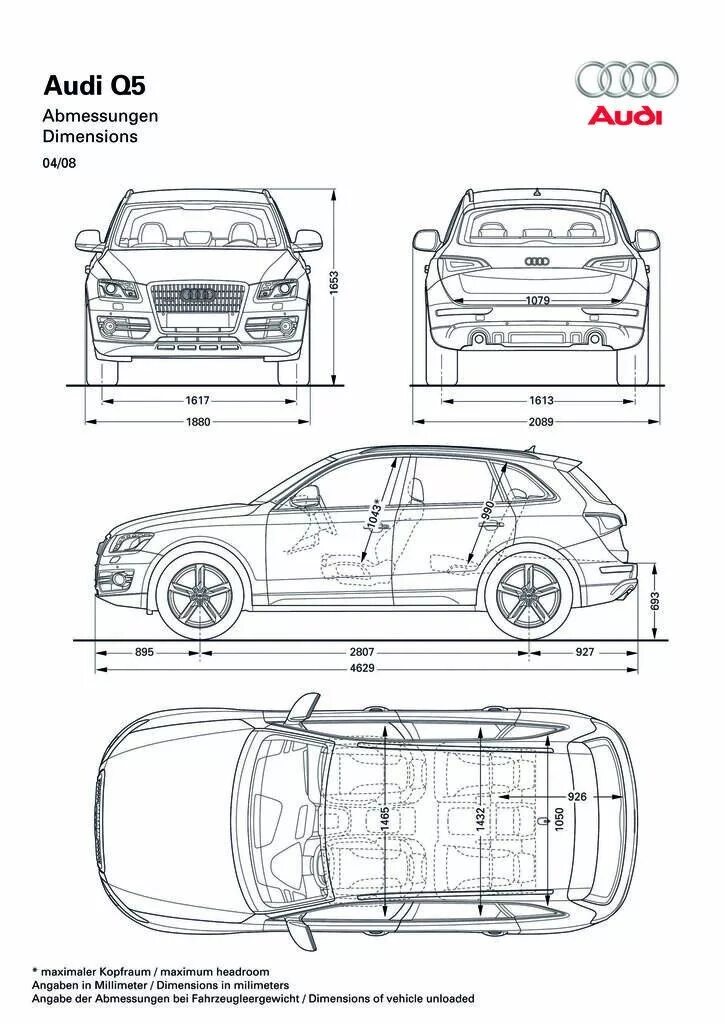 Audi q5 габариты. Габариты ауди q7 4l. Audi q7 4l габариты. Audi q7 габариты. Размер багажника audi q7 4m.