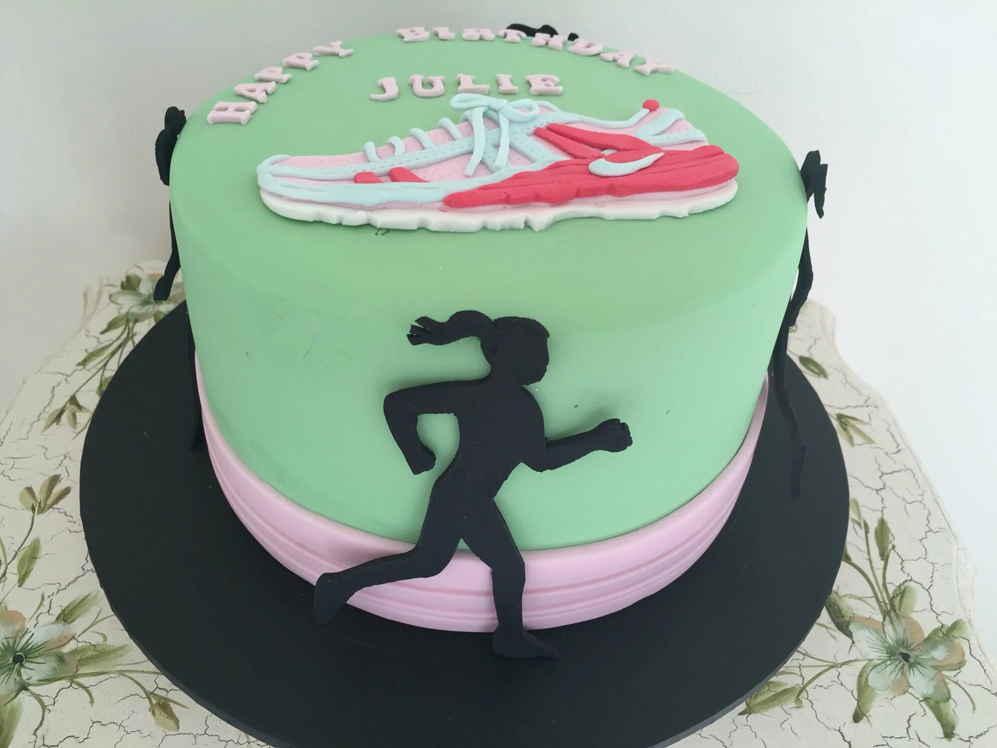 Running cake