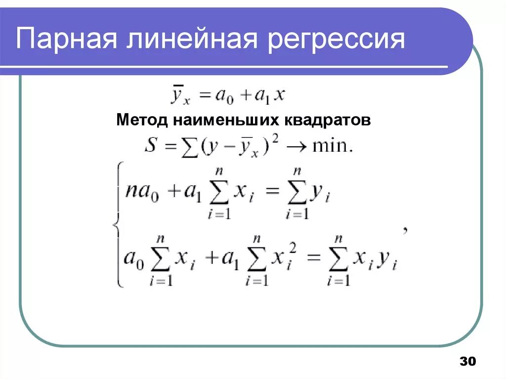 Средняя линейная регрессия. Парная линейная регрессия. Формула парной линейной регрессии. Линейная модель парной регрессии и метод наименьших квадратов. Линейная регрессия наименьших квадратов.