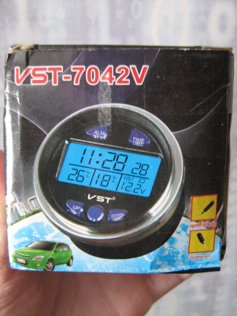 Vst часы электронные инструкция настройки. Часы VST ВАЗ 2106. Часы автомобильные VST 7042. Часы 2106 VST-7042v. Часы цифровые 2107 VST-7042v.