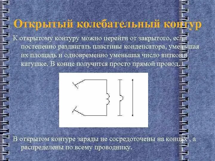 Открытый и закрытый колебательный контур. Открытый колебательный контур. Открытый колебательный контур антенна. Закрытый колебательный контур. В колебательном контуре раздвинули пластины