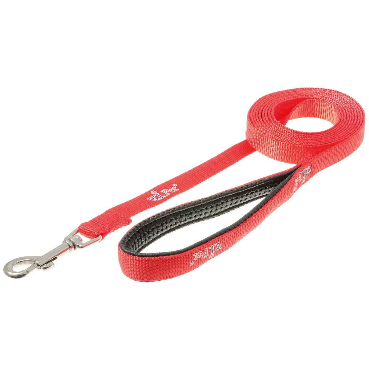 водилка триол. тонкий поводок. водилка с золотым карабином (лента-чулок) ( (7мм, 40см). V pet. водилка 5 мм с карабином.