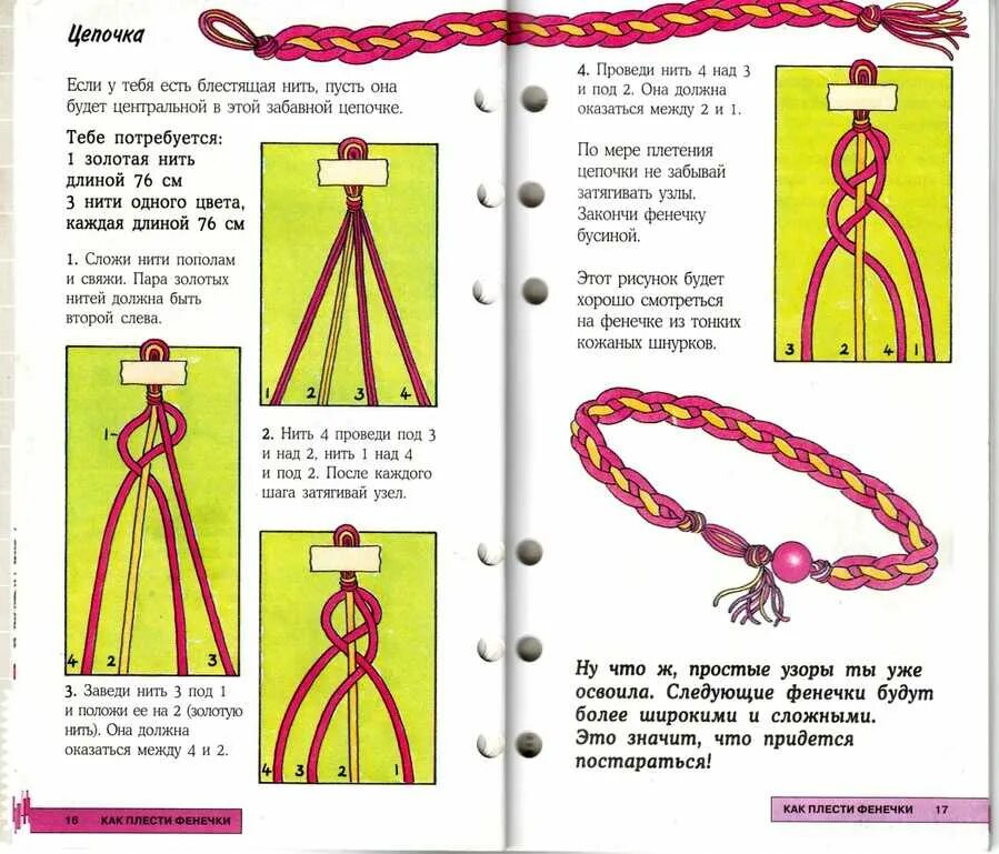 Браслет из ниток для начинающих. Схема для плетения браслетика из ниток. Схема плетения фенечек из 4 ниток. Схема плетения браслетов из нитей. Браслет из 4 ниток схема плетения.